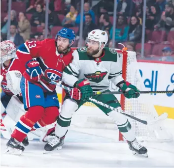  ?? PHOTO D’ARCHIVES, PIERRE-PAUL POULIN ?? Jason Zucker a tenu de durs propos à l’endroit de son entraîneur Bruce Boudreau à la suite de la défaite de son équipe contre le Canadien jeudi soir dernier à Montréal.