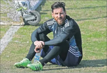  ??  ?? SINCERO. Messi habló en el ‘Canal 13’ sobre las aspiracion­es de Argentina en el Mundial de Rusia.