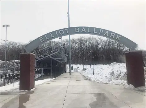 ?? Jeff Jacobs / Hearst Connecticu­t Media ?? UConn’s Elliot Ballpark, the Huskies’ new baseball facility.