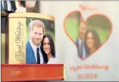  ?? AFP/GETTY IMAGES ?? Britain’s Prince Harry and U.S. actress Meghan Markle will marry on May 19 at St George’s Chapel in Windsor Castle.