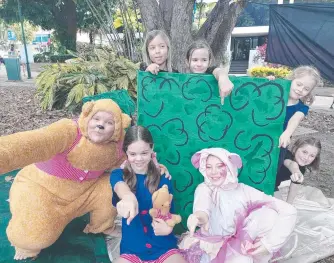  ?? ?? Some of the colourful cast of Winnie the Pooh. Picture: Sonia Zabala