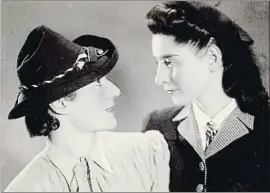  ?? FAMILIA KIRSCHNER ?? Sala (derecha) y su amiga Ala Gertner, en una foto de 1941