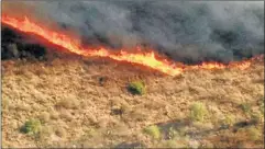  ?? TELAM ?? FUEGO. Hay alertas para esta semana en varias provincias.