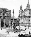  ?? Foto: archiv ?? Sporný monument Mariánský sloup představov­al špičku barokního umění v Praze.