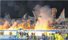  ?? FOTO: KH/IMAGO IMAGES ?? Im Stadion in Jena ging es schon öfter heiß her.