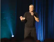  ?? (Democrat-Gazette file photo/Comedy Dynamics) ?? Henry Rollins performs Friday at the Rev Room in Little Rock.