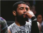  ?? DUSTIN SATLOFF/GETTY ?? Kyrie Irving’s return to the court remains unclear despite Nets owner Joe Tsai saying he’s convinced Irving doesn’t have antisemiti­c beliefs.