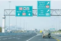  ?? (Marc Israel Sellem/The Jerusalem Post) ?? ROAD 70 near Yokne’am. The cabinet yesterday approved a program that will fund field trials of autonomous-vehicle technologi­es.