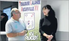  ??  ?? Jean Sabathie, animateur du club affaires