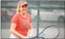  ?? Fairfield University ?? Amanda Nowak is a freshman on the Fairfield University women’s tennis team.