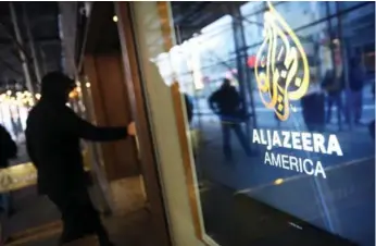  ?? SPENCER PLATT/GETTY IMAGES ?? Al Jazeera America, which debuted in August 2013, has announced that it is shutting down. The decision comes as no surprise to columnist Tony Burman, who was managing director of Al Jazeera English between 2008 and 2010.