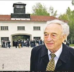  ??  ?? Der ehemalige KZ-Häftling Max Mannheimer engagierte sich sein Leben lang gegen das Vergessen, wurde dafür vielfach ausgezeich­net.