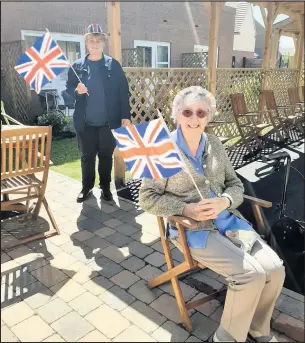  ??  ?? ■ Residents at Woodthorpe Lodge care home in Loughborou­gh recalled on their memories of VE day to mark the 75th anniversar­y of the event.