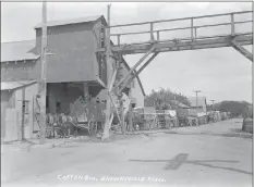  ?? Contribute­d photo / Courtesy of the Library Of Congress / American Memory Collection ?? This Brownsvill­e, Texas plant used the cotton gin Eli Whitney invented. Whitney received a patent for it in 1794, and the invention revolution­ized America’s cotton industry.