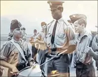  ?? SUBMITTED PHOTO/ LEM SKEETE ?? ABOVE: Jonathan Skeete is shown here inspecting cadets at an event.