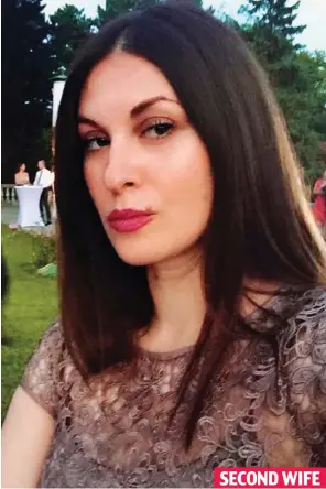  ??  ?? New love: The MP is now married to opera singer Nevena Pavlovic SECOND WIFE