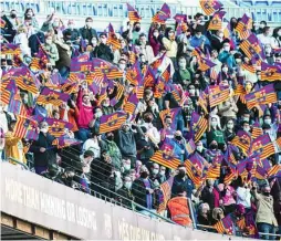  ?? EUROPA PRESS ?? 9.000 aficionado­s fueron al Camp Nou a la presentaci­ón de Xavi