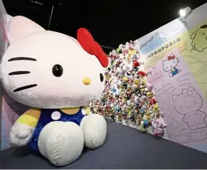  ??  ?? Our Sanrio Times Exhibition offers plenty of photo opportunit­ies.