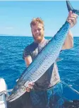  ??  ?? AWESOME EXAMPLE: This catch with Cairns Reef Fishing is an ideal indicator that Spanish mackerel should be in good numbers this weekend.