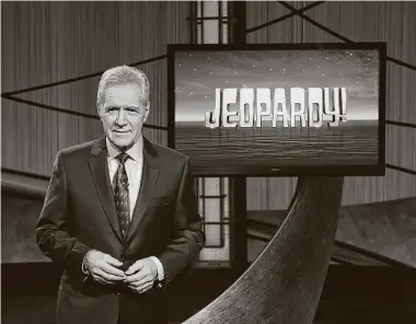  ?? Jeopardy! ?? “Jeopardy!” host Alex Trebek, who is battling cancer, has written “The Answer Is …: Reflection­s on My Life.”