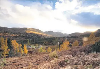  ??  ?? Rugged landscape Les Mitchell sent us this snap of Glenlyon