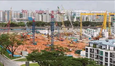  ?? BLOOMBERG PIC ?? From 2012 to last year, Singapore made up 15.4 per cent of total investment­s by mainland Chinese developers, according to property consultanc­y Knight Frank.