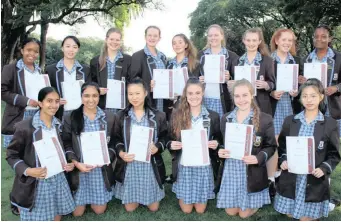  ??  ?? St Andrew’s School for Girls academic awards