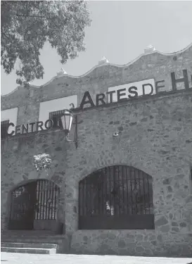  ?? JORGE SÁNCHEZ ?? Instalacio­nes del Centro de las Artes de Hidalgo (Cenart).