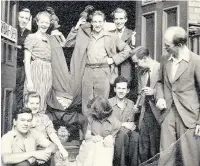  ??  ?? Jean Alexander, seated second from left, with the Adelphi Guild