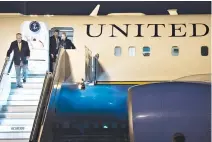  ??  ?? US SECRETARY of State Rex W. Tillerson arrives at Cologne Bonn Airport during his first foreign trip as Secretary Feb. 15 in Cologne, Germany.