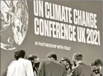  ?? REUTERS ?? At COP26, there was no judge. No one held developed countries accountabl­e for failing to meet climate commitment­s