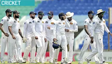  ?? ?? Sri Lanka have climbed up the WTC standings ahead of tougher assignment­s in the cycle