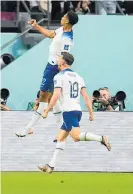  ?? Photo / AP ?? Jude Bellingham will never forget that first internatio­nal goal.