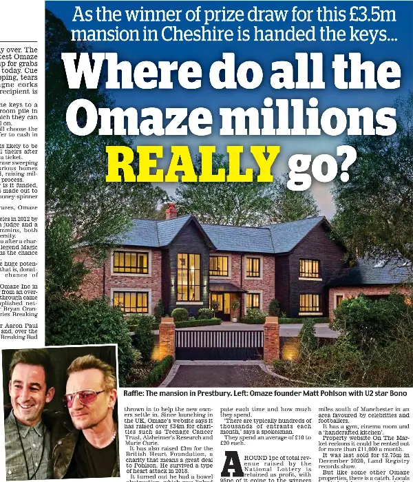 Where do all the Omaze millions REALLY go? - PressReader
