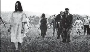  ?? CONTRIBUTE­D ?? A still from the classic movie version sets the mood for audiences attending the stage adaptation of “The Night Of the Living Dead” at Boardmore Playhouse running from Oct. 23-28 at Cape Breton University.