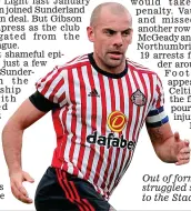  ??  ?? Out of form: Gibson has struggled since moving to the Stadium of Light