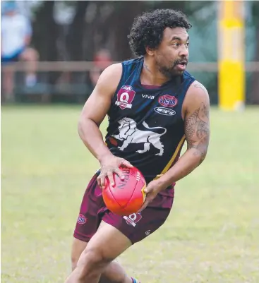  ?? Picture: STEWART McLEAN ?? KUDOS: Cairns City Lions veteran player Francis Braico has been named in the club’s ‘team of the past 15 years’.