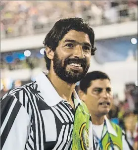  ?? FOTO: GETTY ?? Sebastián ‘El loco’ Abreu bromeó sobre los goles de su compatriot­a Luis Suárez