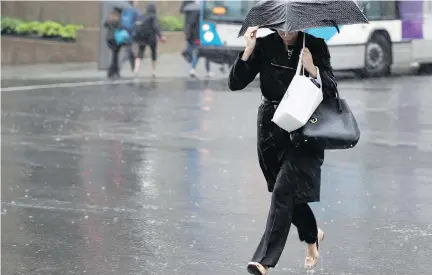  ?? ALLEN McINNIS ?? This has been the second rainiest year — and the third rainiest summer — in Montreal since weather records started in 1871.