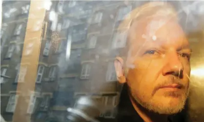  ?? Photograph: Matt Dunham/AP ?? Julian Assange pictured in May 2019.