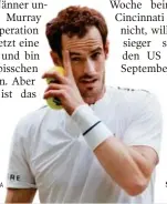  ?? APA ?? Spätestens bei den US Open will Murray auch im Einzel antreten