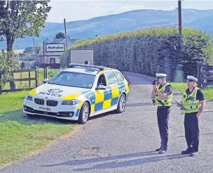  ?? ?? Slow down Dealing with reports of speeding can stretch police resources