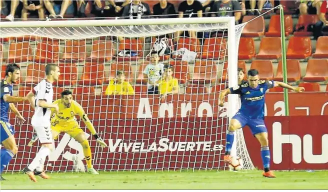  ??  ?? Dani Romera ya marcó saliendo desde el banquillo el gol del empate en Albacete.