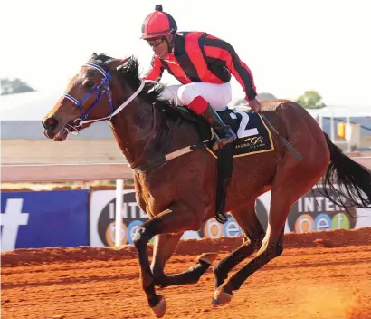  ?? Picture: JC Photograph­ics ?? SPEEDY. With just 54kg to carry Modjadji might have too much pace for her opposition in tomorrow’s Betting World Sprint over 1000m at Flamingo Park.