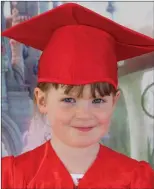  ??  ?? Ailís Marie Buckley, Kanturk, graduated from Banteer Community Childcare.