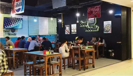  ??  ?? Word of mouth: The Boat Noodle brand’s growth was boosted by initial buzz on social media.