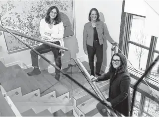  ?? GAVIN YOUNG • POSTMEDIA NEWS ?? Shelley Kuipers, Judy Fairburn and Alice Reimer are the founders of The51, a new venture capital fund made up of female investors who invest in female-headed companies.