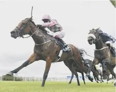  ?? PICTURE: GETTY ?? Lyzbeth (Oisin Murphy) wins the Coral/british EBF Cathedral Stakes