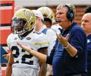  ?? CURTIS COMPTON / CCOMPTON@AJC.COM ?? Georgia Tech coach Paul Johnson on his team’s chances to compete: “You never have what you want, but I think we’re getting closer to it.”