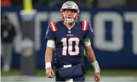  ?? Dave Shopland/Shuttersto­ck ?? Mac Jones during New England’s loss to the Indianapol­is Colts earlier this season. Photograph: